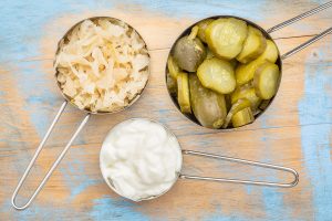 yogurt pickles and sauerkraut for brain health